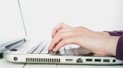 Hands typing Stock Footage 47711587