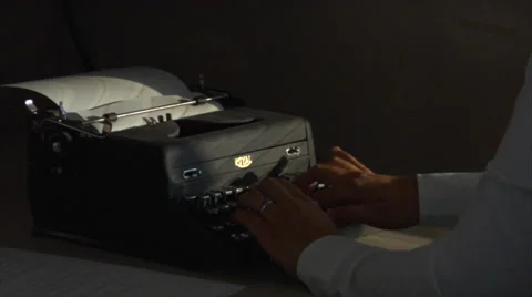 Hands typing Stock Footage 55215697