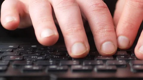 Hands typing on the keyboard Stock Footage 106932880