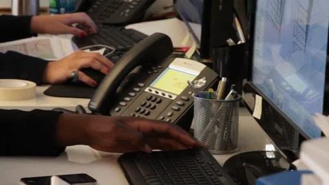 Hands typing keyboard Stock Footage 278011818