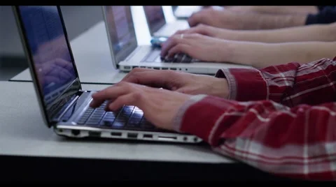 Hands Typing on a Laptop 5 Video stock 42698082