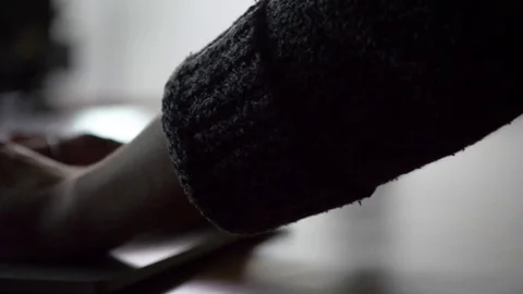 Hands Typing on Laptop Stock Footage 74714810