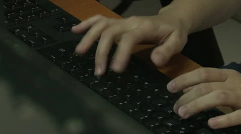 Hands typing in an office on a top view Stock Footage 43336333