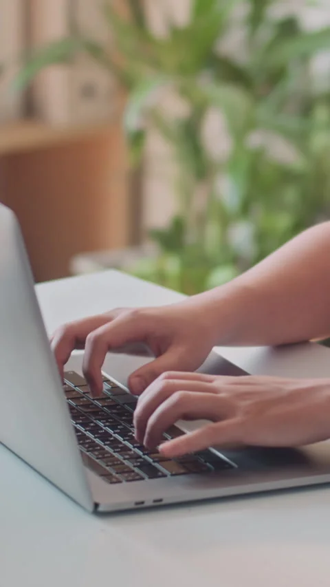 Hands of Unrecognizable Employee Coding on Laptop Stock Footage 275014650
