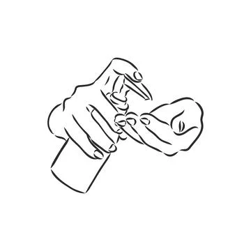 Hands using hand sanitizer gel pump dispenser or alcohol to protect Covid-19  Stock Illustration