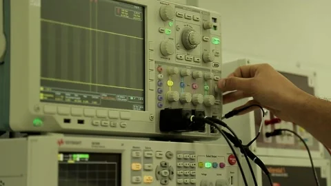 Hands using measuring machines Video stock 150476960