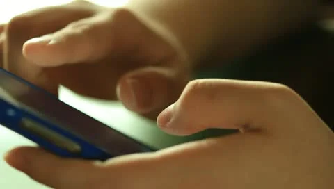 Hands using smartphone Stock Footage 11314831