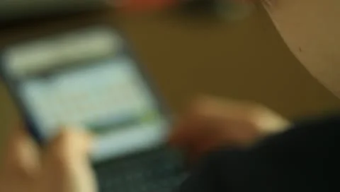 Hands using smartphone Stock Footage 11315050