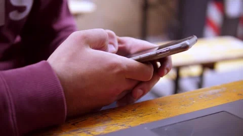 Hands using a smartphone Stock Footage 320257276