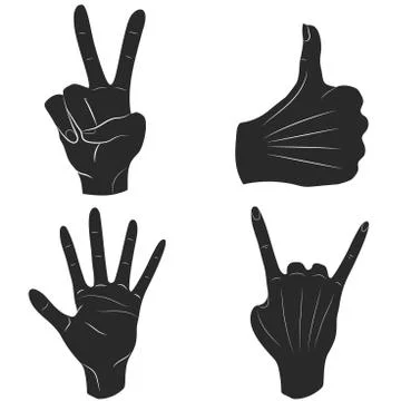 Hands vector Stock Illustration