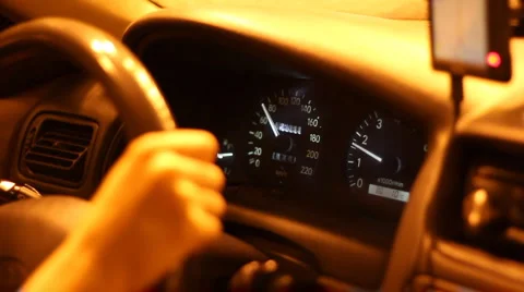 Hands on the wheel Stock Footage 936062