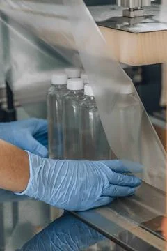 Hands at Work, Emphasizing human element within industrial operations Stock Photos