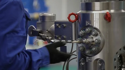 Hands of a worker Stock Footage 91473546