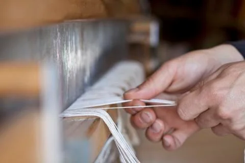 Hands working Stock Photos