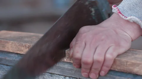 Hands working planer Video stock 37752321