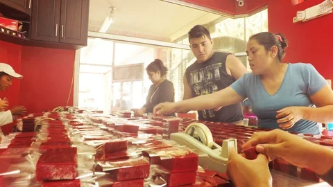 Hands Wrapping Candy Skillfully Video stock 88449819