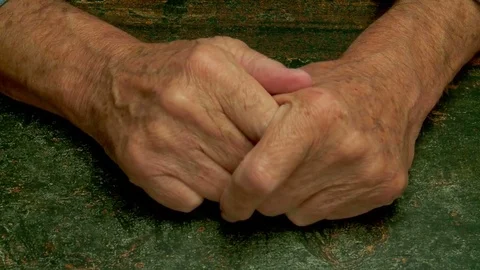 Hands wringing stable 1 Stock Footage 82082206