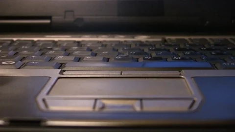 Hands writing on the keyboard Stock Footage 104490358