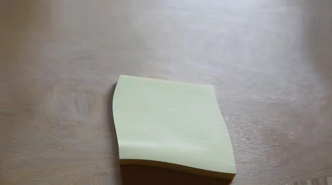 Hands writing on the small book i love you message with red pen Video stock 43071532