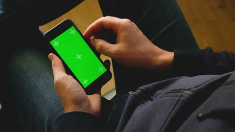 Hands of a young man reduce the image or web page Stock Footage 103690518