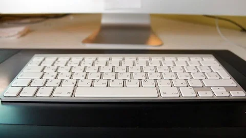 HandsAreTypingOnTheKeyboard2 Stock Footage 76177891