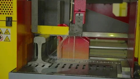 Handsaw cuts for testing rails Stock Footage 84628516