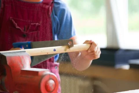 Handsaw. Stock Photos