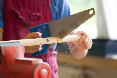 Handsaw. Stock Photos