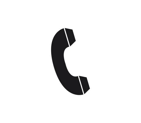 Handset icon illustrated in vector on white background Stock Illustration
