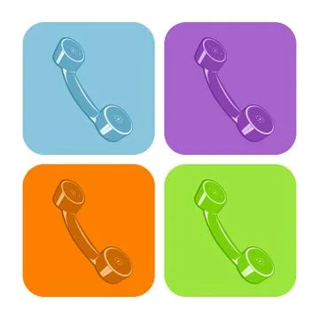 Handset. Stock Illustration