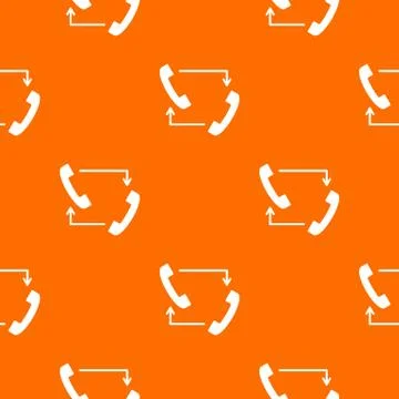 Handsets with arrows pattern seamless Illustrazione stock