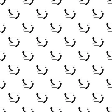 Handsets with arrows pattern vector Illustrazione stock