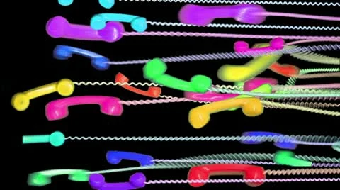 Handsets Communications Background Video stock 10438548