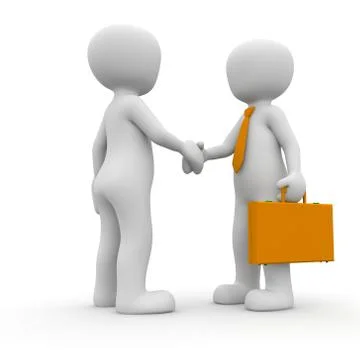Handshake 2 Stock Illustration