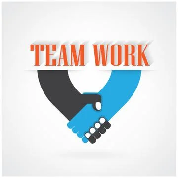 Handshake abstract design vector design Stock Illustration