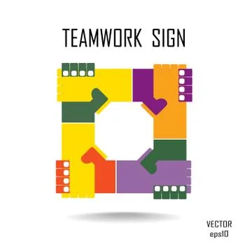 Handshake abstract logo vector design template. business creative concept. Stock Illustration