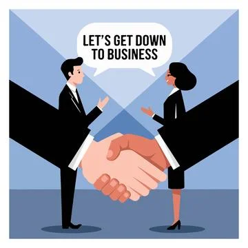 Handshake and agreement icon vector, Minimal business deal handshake icon 库存插图