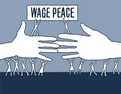 Handshake Battle Stock Illustration