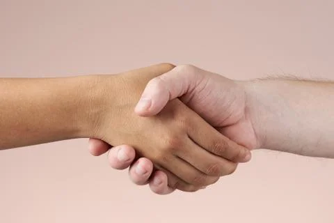 Handshake close up Stock Photos