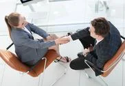 Handshake Financial Partners.view From The Top Stock Photos