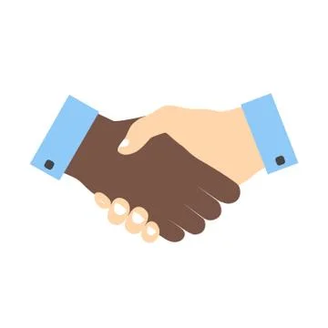Handshake icon colored Stock Illustration