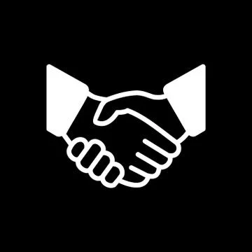 Handshake icon simple vector illustration. Deal or partner agreement symbol Ilustración de archivo