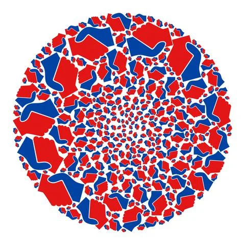 Handshake Icon Spheric Bubble Mosaic Stock Illustration