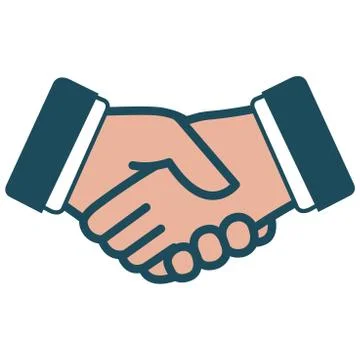 Handshake icon. Vector illustration Stock Illustration