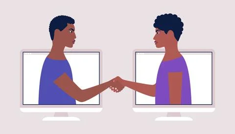 Handshake Ilustración de archivo