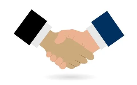Handshake illustration Stock Illustration