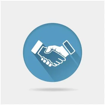 Handshake illustration Stock Illustration
