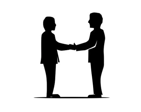 Handshake illustration Stock Illustration