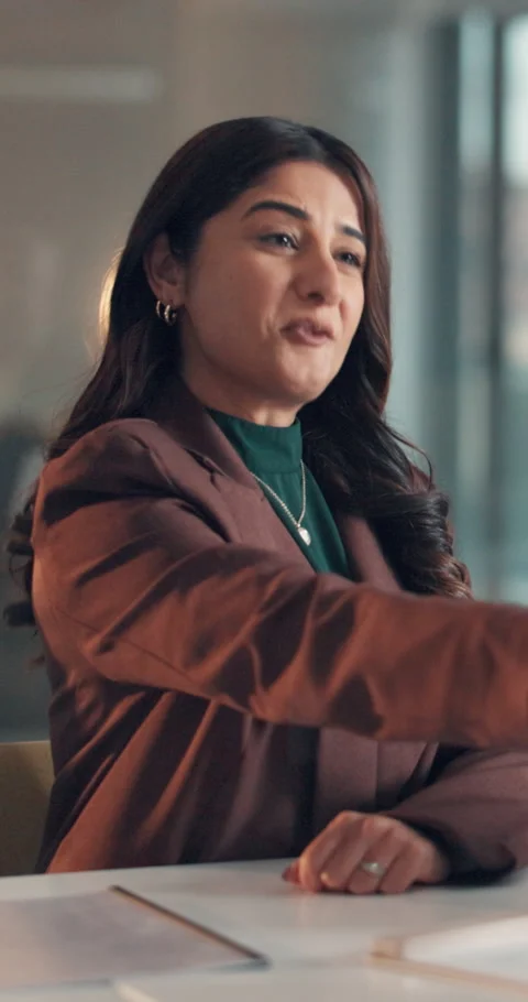 Handshake, interview and welcome with business woman in office for onboarding or Stock Footage 319824804