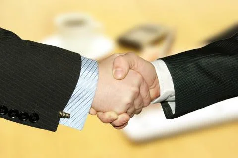 Handshake Foto stock